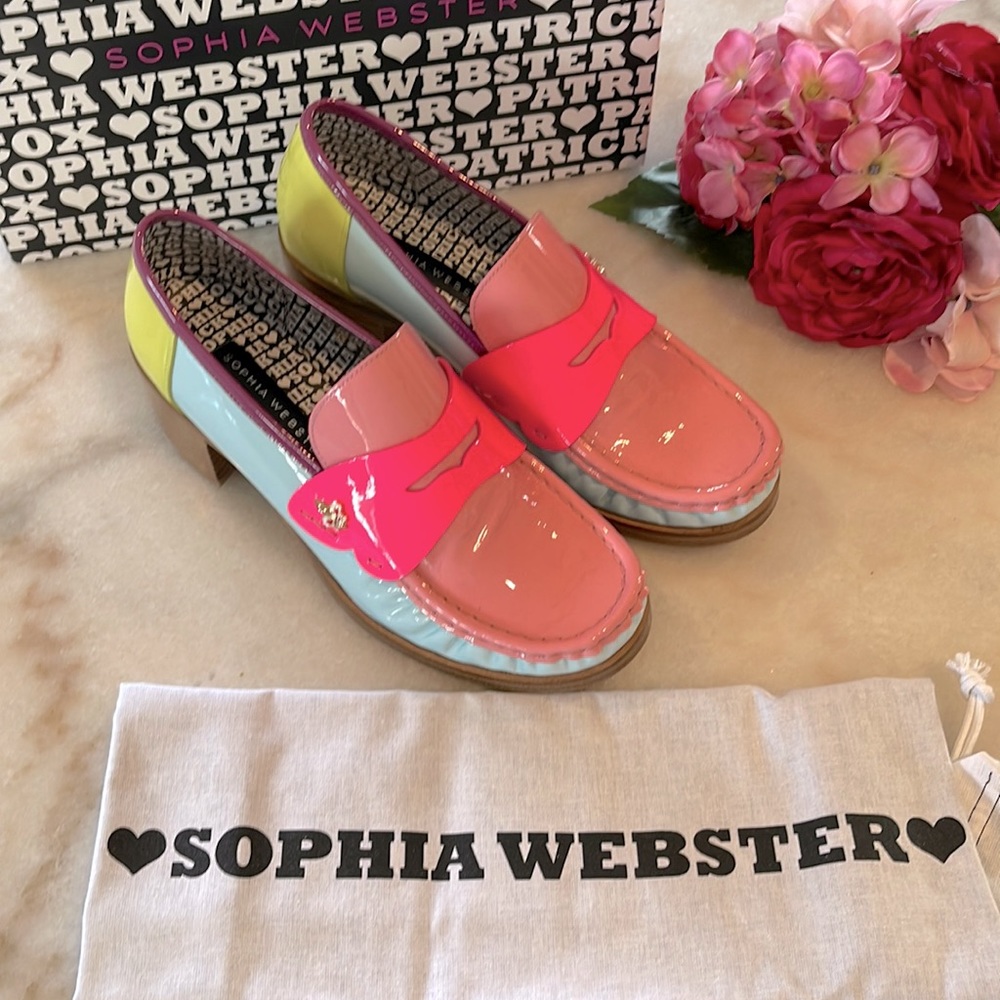 Sophia Webster X Patrick Cox Multi colored Loafer 38.5